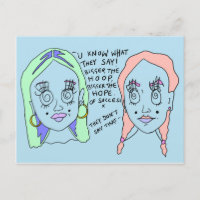Bigger the Hoop | Postcard Print | #overheard