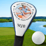 Biggest Fan - DADDY - Personalised Photo Monogram  Golf Head Cover<br><div class="desc">Best Daddy By Par ... Two of your favourite things, golf and your kids ! Now you can take them with you as you play 18 holes . Introducing the perfect gift for the golf-loving dad or grandpa in your life: a personalised golf head cover with a modern twist! This...</div>