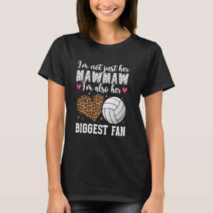 Biggest Fan Volleyball Mawmaw Of A Volleyball Play T-Shirt