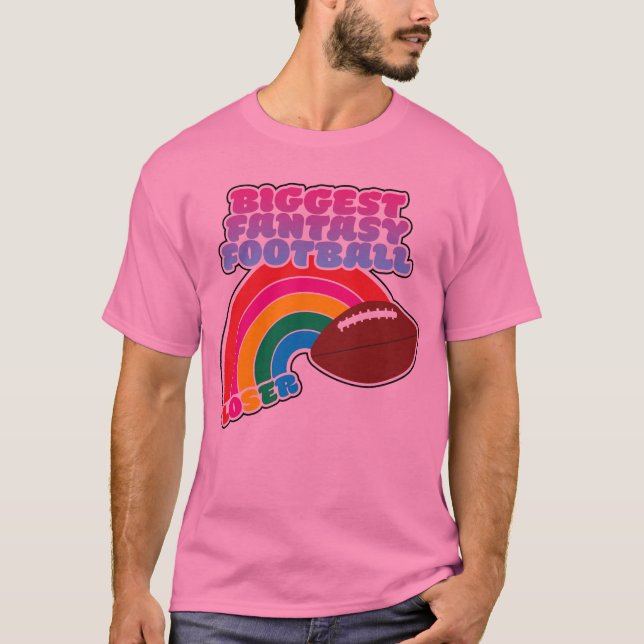 Biggest Fantasy Football Loser Punishment T-Shirt (Front)