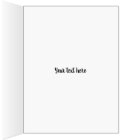 Biggest oversized Christmas card with xmas tree