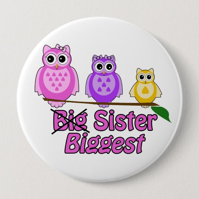 Biggest Sister Pin (Front)