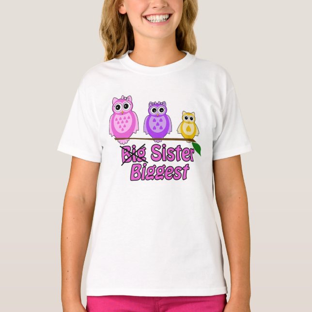 Biggest Sister T-Shirt (Front)