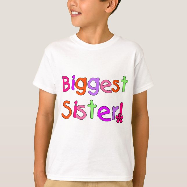 Biggest Sister T-shirts and Gifts (Front)