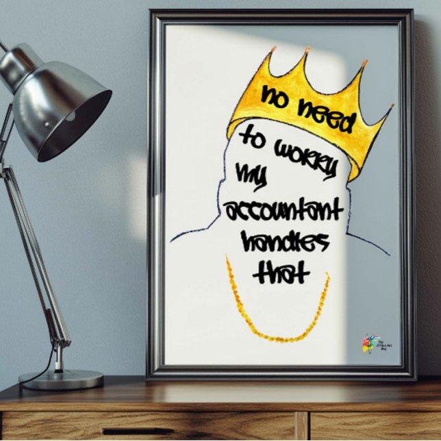 Biggie Accounting Art for Accountant Office Decor (Creator Uploaded)