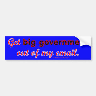 BigGovtEmail Bumper Sticker