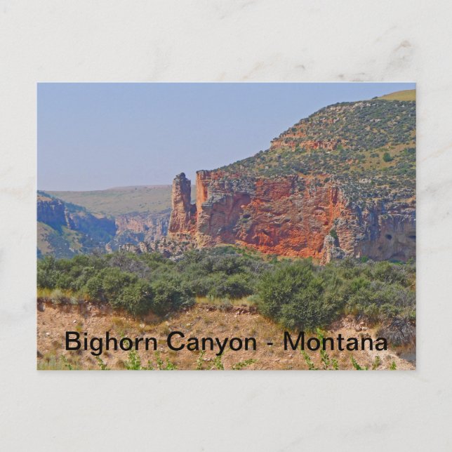Bighorn Canyon NRA Montana Postcard (Front)