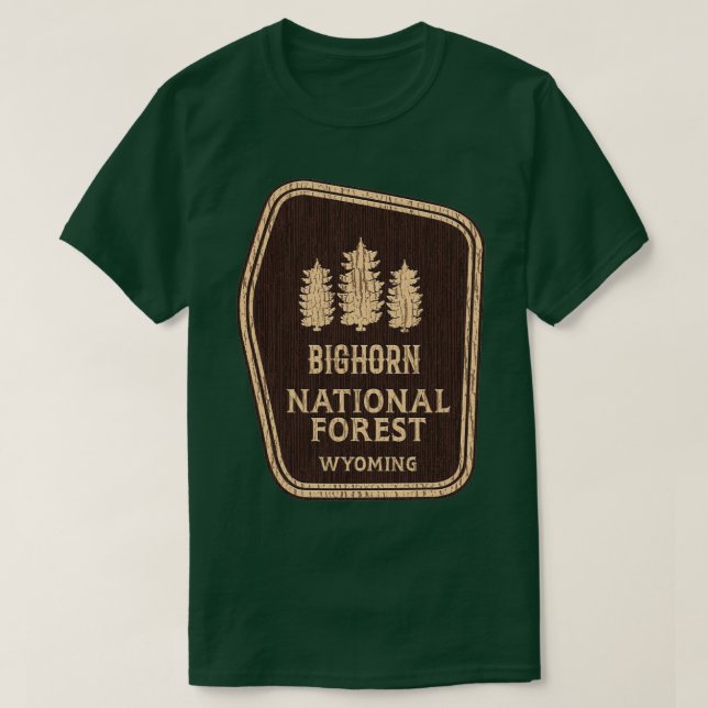 Bighorn national forest T-Shirt (Design Front)