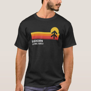 Bighorn National Forest Wyoming Cool Retro Style S T-Shirt