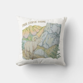 Bighorn Sheep & Mountain Goat Cushion