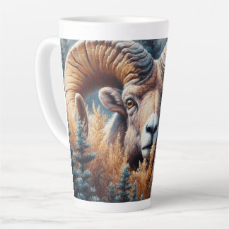 Bighorn Sheep Ram Latte Mug