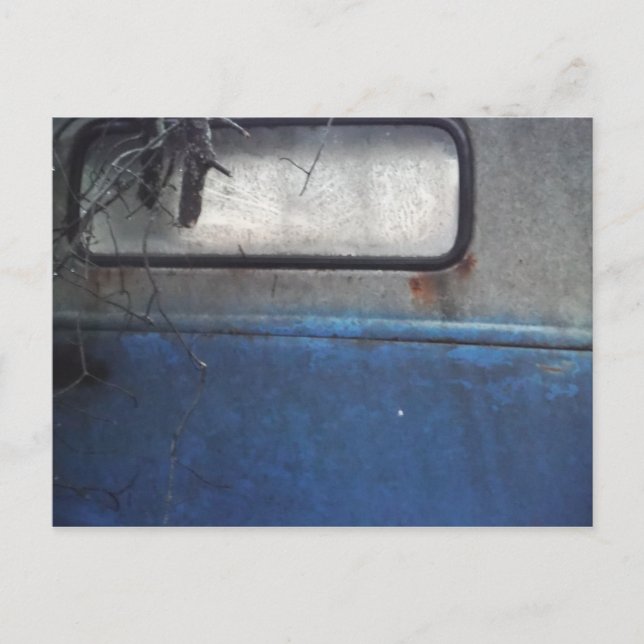 Bight Blue and white vintage truck Postcard (Front)