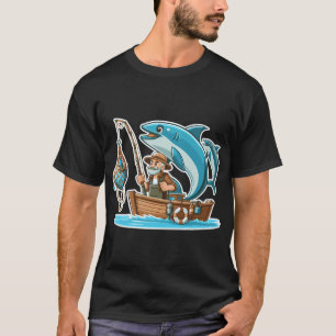 Bigmouth Bass American Flag Vintage Mens Fishing R T-Shirt