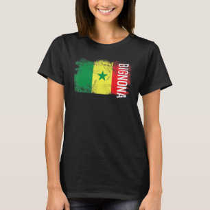 Bignona Senegal Flag For Senegalese Men Women Kids T-Shirt