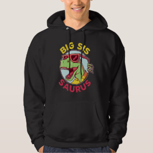 Bigsissaurus Rex Dinosaur Big Sis Saurus Family Ma Hoodie