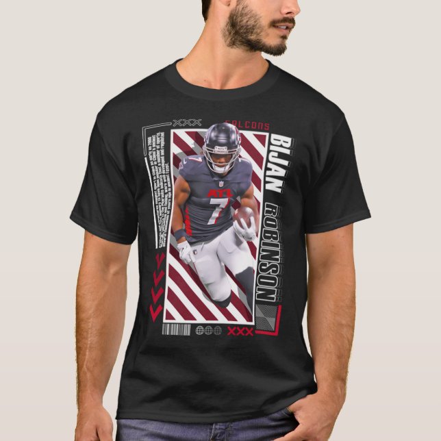 Bijan Robinson Paper Version T-Shirt (Front)