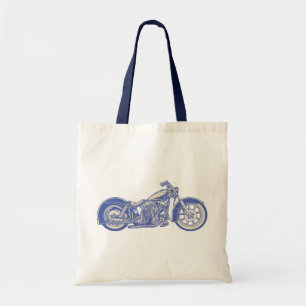 Bike 10-11 -blu tote bag