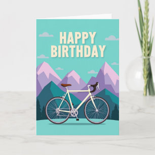 Bike Adventure Birthday Card