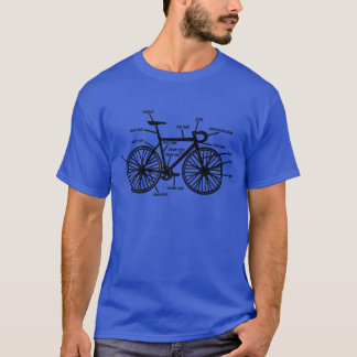 Bike Anatomy Funny Geek Geeks T-Shirt