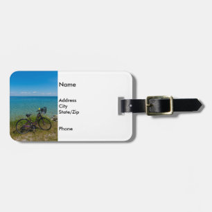 Bike At Mackinac Luggage Tag