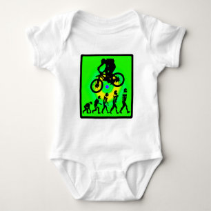 Bike Bald Screaming Baby Bodysuit