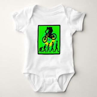 Bike Bald Screaming Baby Bodysuit