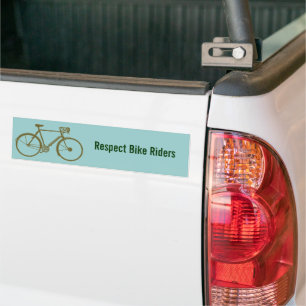 bike , bicycle biking / cycling bumper sticker