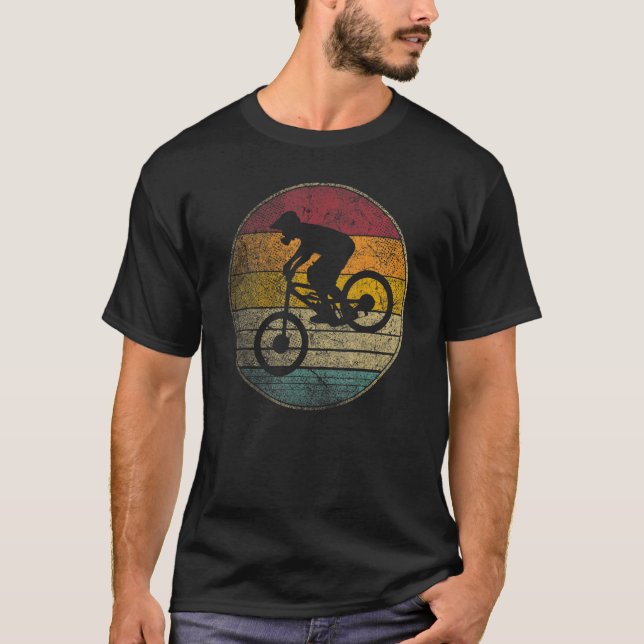 Bike   Bicycle Cycling Racing Cyclist Road Mountai T-Shirt (Front)