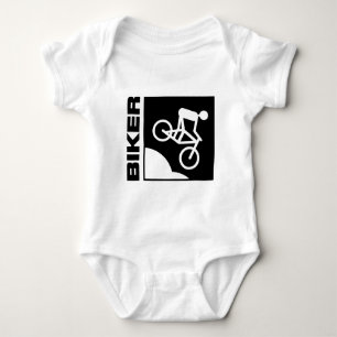 Bike bike MTB mountainbike downhill Baby Bodysuit