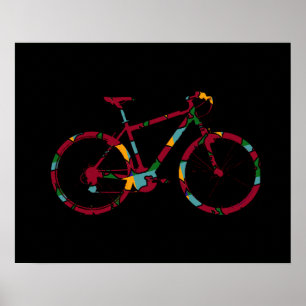bike bikes graphic poster