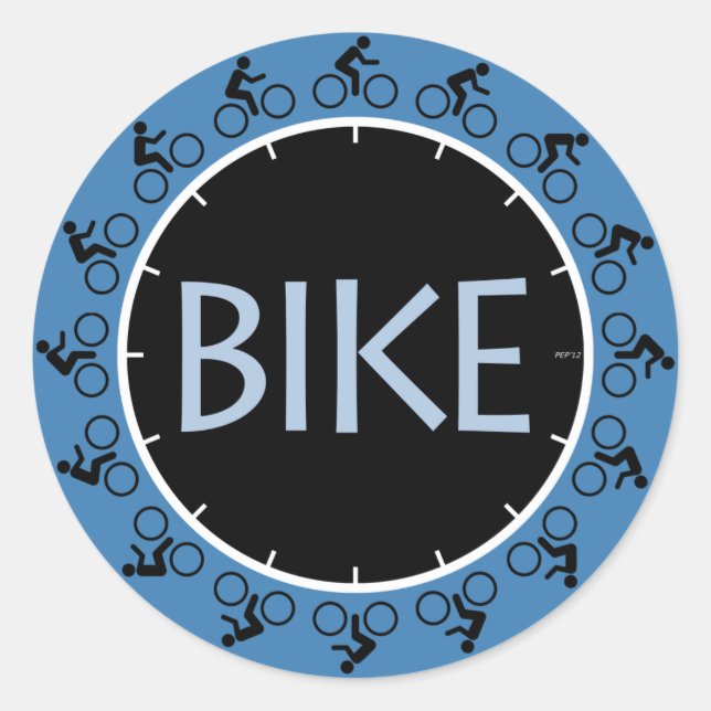 Bike Classic Round Sticker (Front)