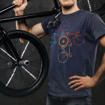 Bike - Cycling - Biking<br><div class="desc">Four colour bikes in circle. A cool idea for bicycle lovers</div>