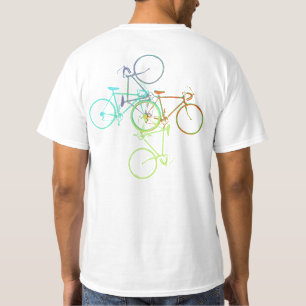 Bike . Cycling . Biking on White T-Shirt