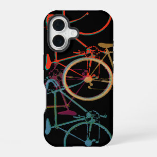 bike - cycling pattern iPhone 16 case