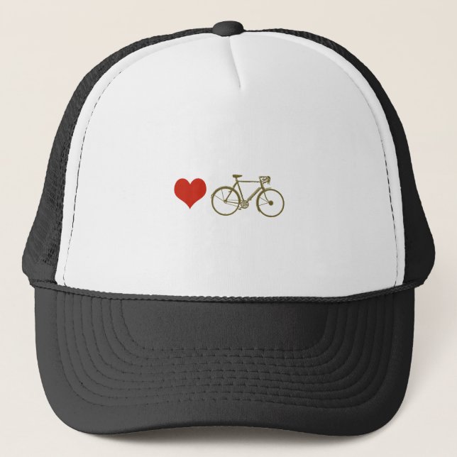 bike fashion trucker hat (Front)