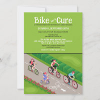 Bike for a Cure Fundraiser Invitation