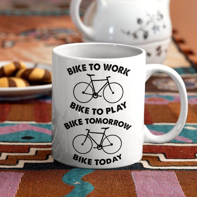 Bike Forever - Cool Cycling Coffee Mug (Creator Uploaded)