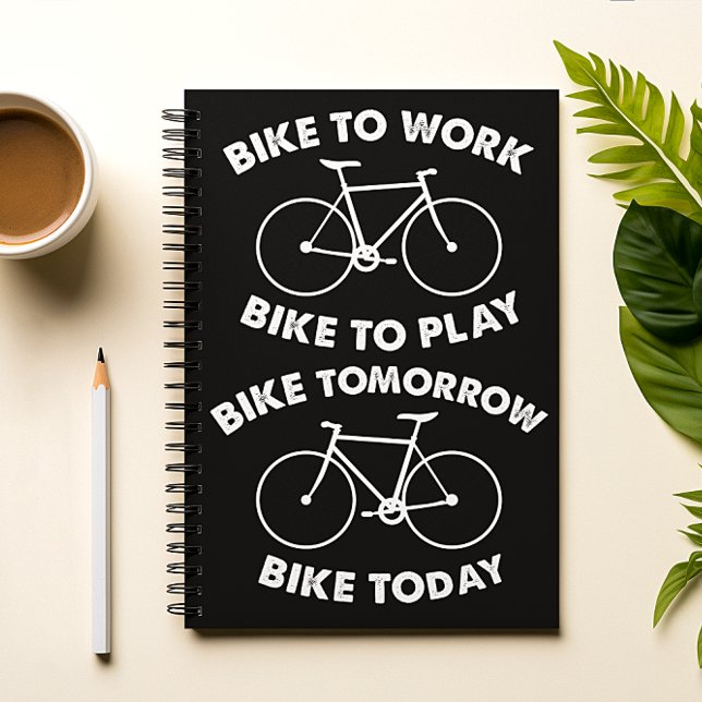 Bike Forever - Cool Cycling Spiral Notebook (Creator Uploaded)