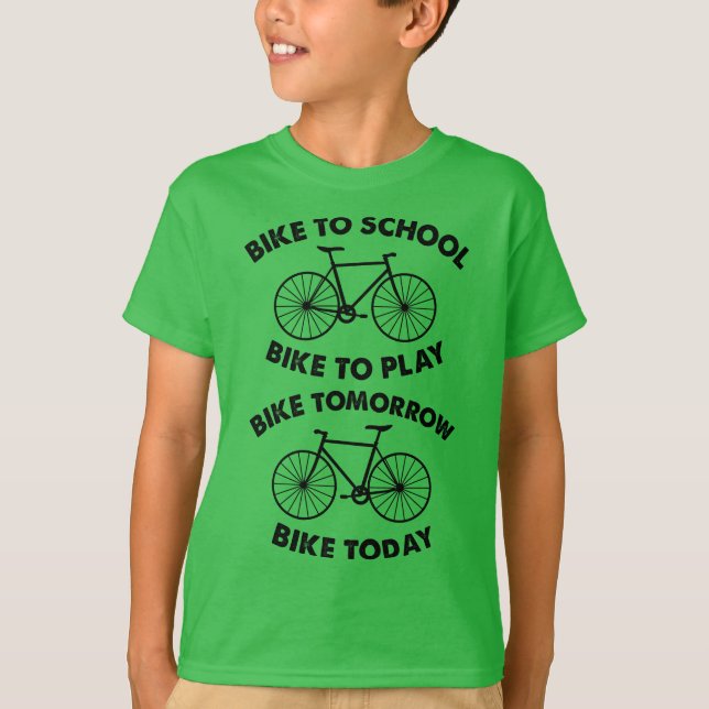 Bike Forever - Cool Cycling T-Shirt (Front)