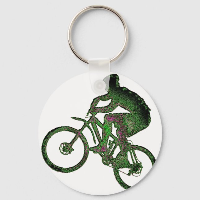 Bike Get Solarised Key Ring (Front)