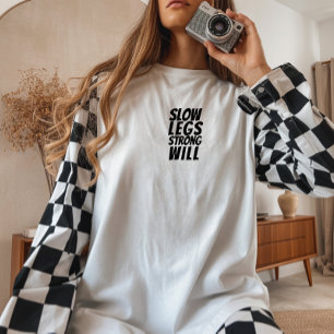 Bike Girl Irony black Tri-Blend Shirt