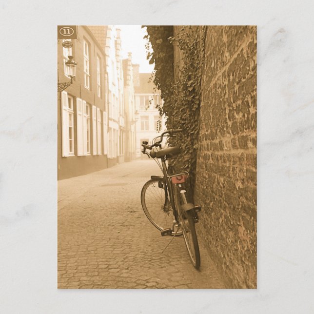 Bike in Belgium Postcard (Front)