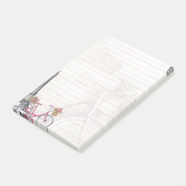 Bike in Paris Post-it Notes (Angled)