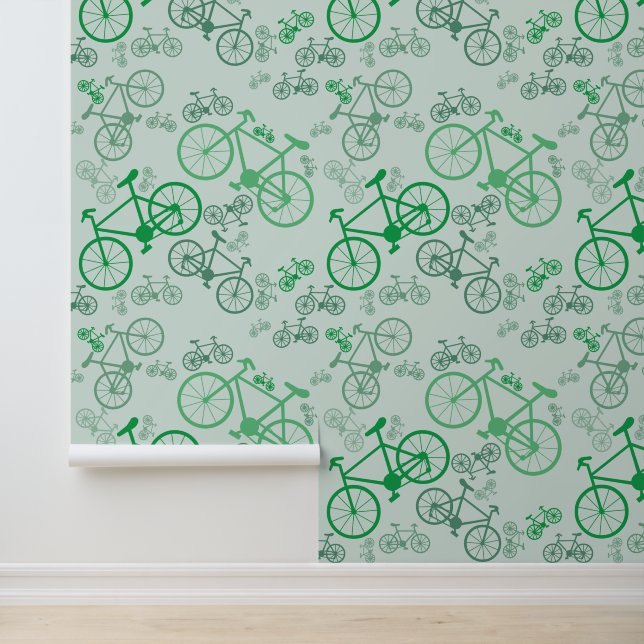 Bike Jumble Pattern Wallpaper (Application)