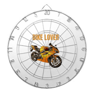 Bike Lover Motorcycle T-Shirt Sport Bike Rider D Dartboard