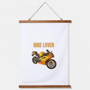 Bike Lover Motorcycle T-Shirt   Sport Bike Rider D Hanging Tapestry
