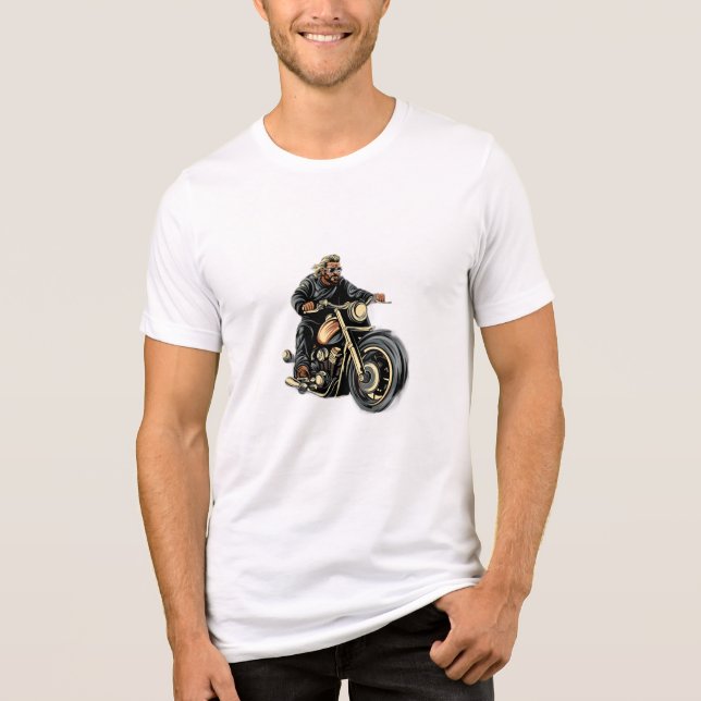 bike lover  Tri-Blend shirt (Front)
