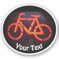 Bike lovers and sustainable mobility bicycle stick