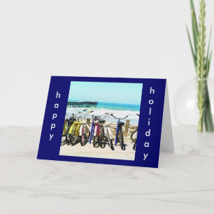 BIKE LOVER'S HOLIDAY GREETING CARD