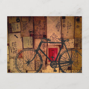 Bike Messenger postcasrd Postcard